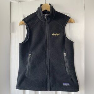 Patagonia Synchilla Vest Women’s Black Fleece Vest Embroidered